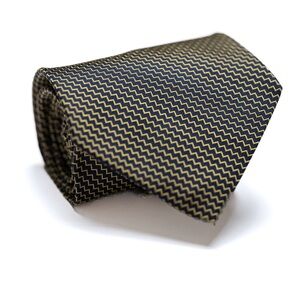 Lauren Ralph‎ Lauren Navy and Gold Silk Necktie, EUC